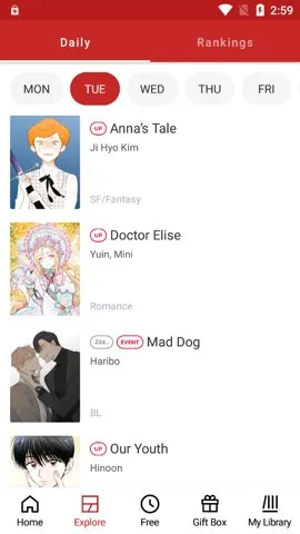 Lezhin Comics(�����Ķ���)v2024.6.0 �ٷ�����