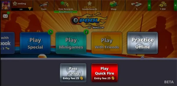 8 Ball Pool(̨�򾺼���)